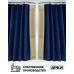 Шторы лобового окна 90х270, вставки с гравировкой Синий Восточный
