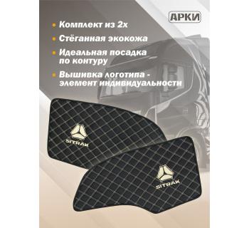 Накладки на дверные карты SITRAK Чёрный ВШ-foto2