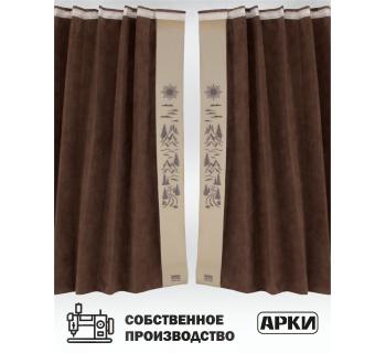 Шторы лобового окна 90х270 Коричневый Солнце-foto3