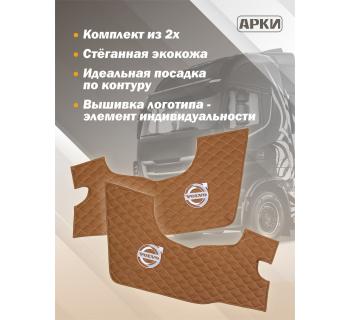 Накладки на дверные карты VOLVO FH16 Коричневый Светлый (Fox)-foto2