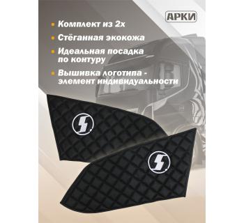 Накладки на дверные карты SHACMAN X3000 Чёрный -foto2