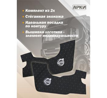 Накладки на дверные карты VOLVO FH16 Черный ВШ-foto2