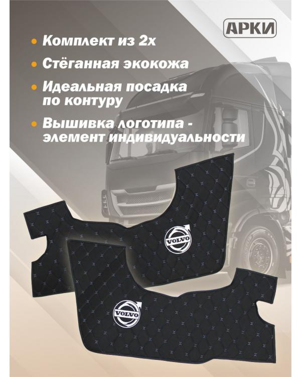 Накладки на дверные карты VOLVO FH16 Черный