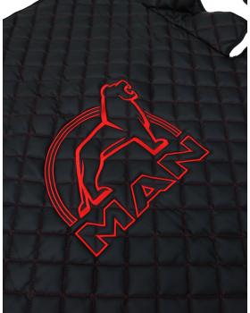 Коврик MAN TGX Черный с красной вышивкой -foto2