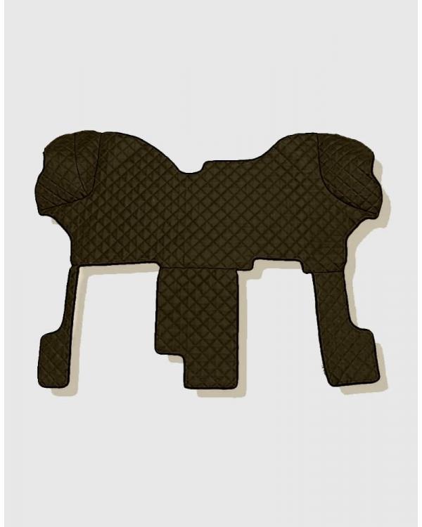 Коврик стеганный Газель Next 3 мест. Коричневый