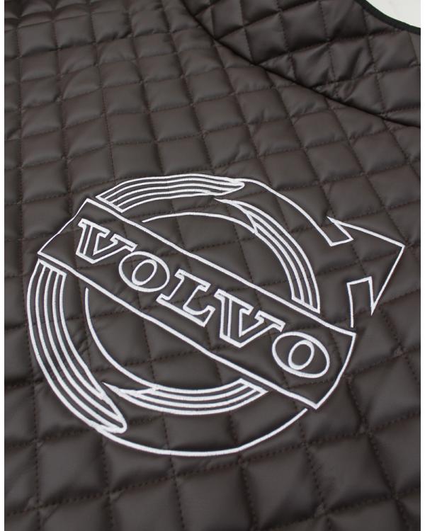 Ковер VOLVO FH16 АКПП Черный с белой вышивкой