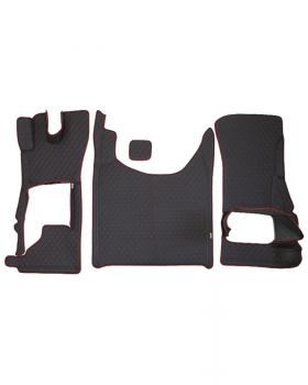 3D Коврик DAF 107 Черный/ Синий-foto5