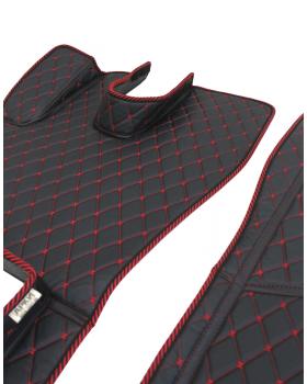 3D Коврик DAF 107 Черный/ Красный-foto4