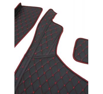 3D Коврик DAF 107 Черный/ Красный-foto5