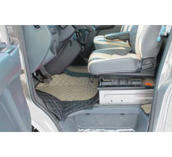 Коврик стеганный Газель Next 3 мест. Бежевый-foto2