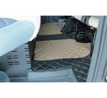 Коврик стеганный Газель Next 3 мест. Коричневый-foto2