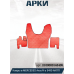 Коврик MERCEDES Axor/К-з 5490 АКПП Красный