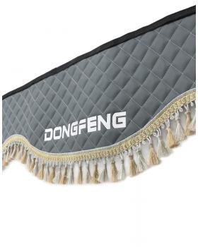 Ламбрекен и уголки из экокожи DONGFENG Серый-foto2