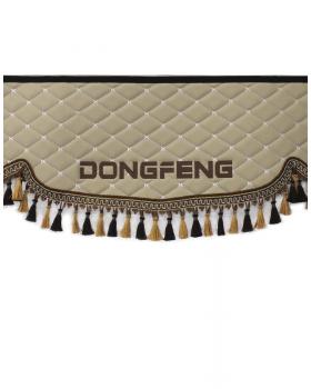 Ламбрекен и уголки из экокожи DONGFENG Бежевый темный-foto2
