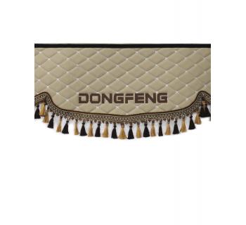 Ламбрекен и уголки из экокожи DONGFENG Бежевый темный-foto2