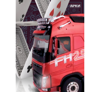 Ламбрекен и уголки из экокожи Joker Вся жизнь-игра дорога черный/красный-foto4