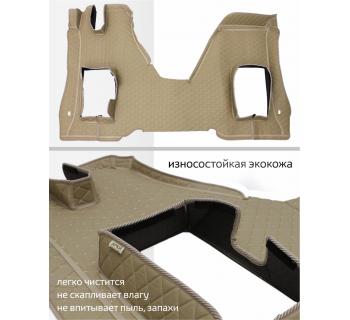 3D Коврик SHACMAN X6000 Бежевый -foto2