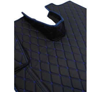 3D Коврик VOLVO FH12 МКПП с ящиком Черный-синий-foto2