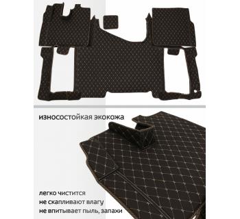 3Д ковры FAW J7 Коричневые, стежка бабочка-foto3