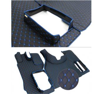 3D Коврик VOLVO FH16 АКПП Черный-синий-foto2