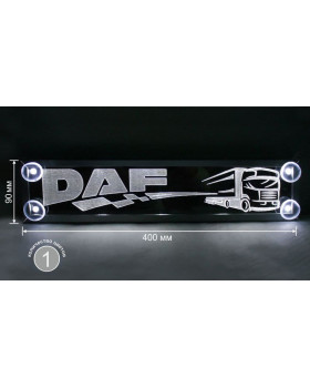 Светодиодная табличка DAF 400*90мм