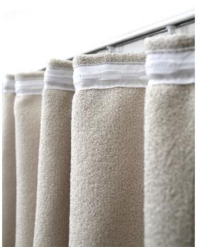 Шторы лобового окна SHACMAN (90х220) бежевый/ темно-бежевый-foto4