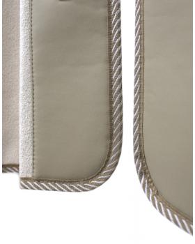 Шторы лобового окна SHACMAN (90х220) бежевый/ темно-бежевый-foto5