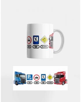 Кружка керамическая SCANIA 