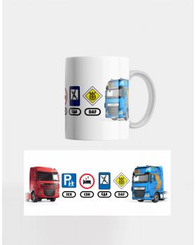 Кружка керамическая DAF