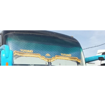  Ламбрекен лобового окна YUTONG кабрио синий-foto4