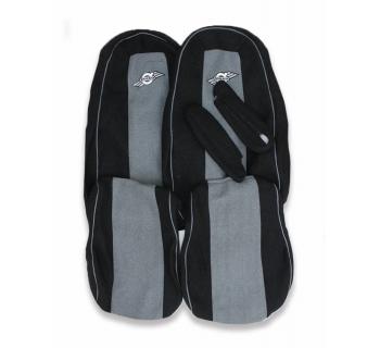 Чехлы VOLVO FH16 Астра серая с шелкографией-foto2