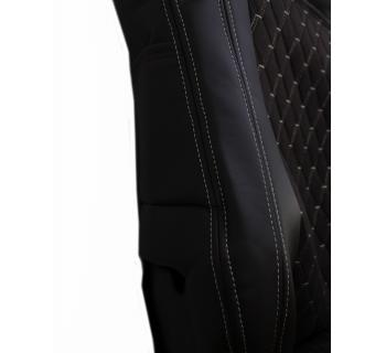 Чехлы SITRAK MAX Original Велюр Экокожа Коричневый/Коричневый-foto2