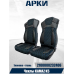 Чехлы KAMAZ K5 (до 2023) Черная экокожа/ ВелюрСт