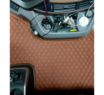 Ковры 3D в грузовик DONGFENG GX Коричневый Светлый -foto3