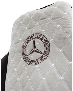 Чехлы MERCEDES Actros MP3 Кабрио Коричневый/Бежевый-foto2