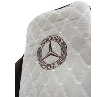 Чехлы MERCEDES Actros MP3 Кабрио Коричневый/Бежевый-foto2