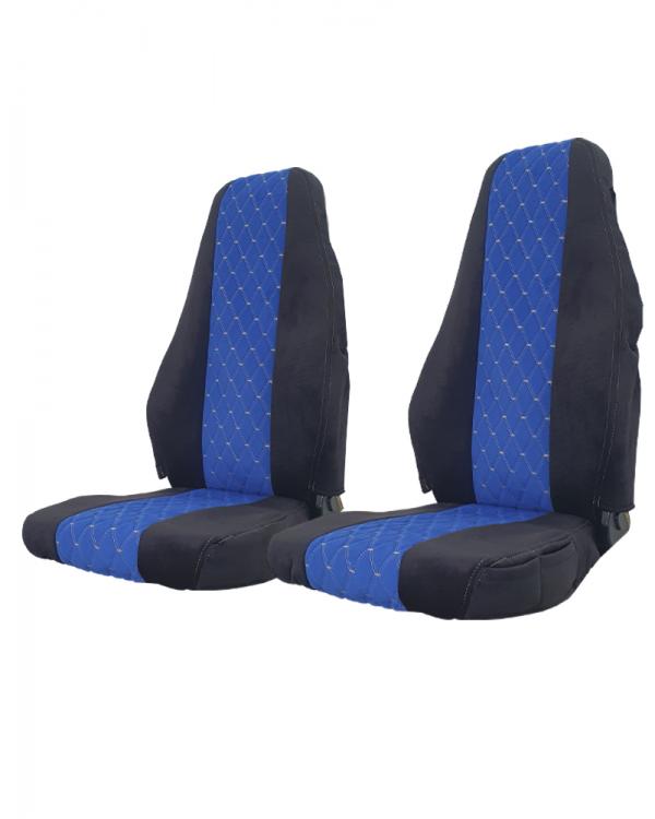 Чехлы VOLVO Кабрио Черный/Синий Чехлы VOLVO Кабрио Черный/Синий