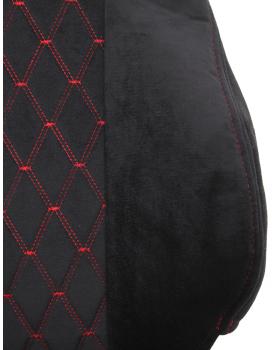 Чехлы MERCEDES Actros MPIV Черный красная стежка-foto3