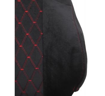 Чехлы MERCEDES Actros MPIV Черный красная стежка-foto3