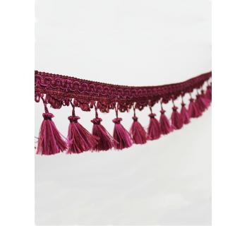 Бахрома для штор Кситочки Бордо 8,5см-foto3