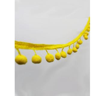 Бахрома для штор Помпон Апельсин 4см-foto2