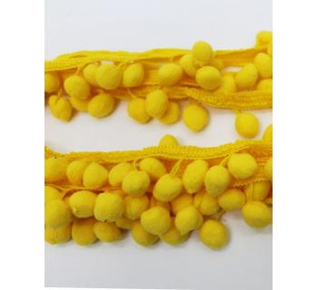 Бахрома для штор Помпон Апельсин 4см-foto3