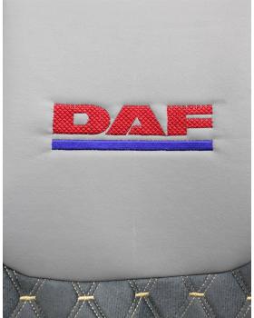 Чехлы DAF 105-106 Э/К Серая вышивка-foto2