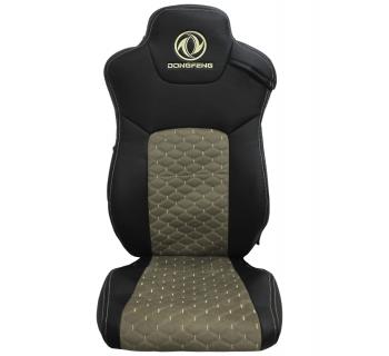 Чехлы DONGFENG Кабрио и экокожа Черный/Бежевый вышивка-foto2