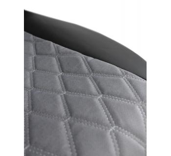 Чехлы на К-К5 2023г. кабрио/экокожа серый-черный-foto4
