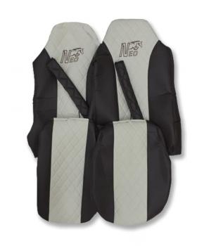 Чехлы на К-5490 NEO Экокожа коричневый -foto2