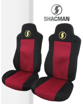 Чехлы SHACMAN X3000 (Рестайлинг) Черный/ Красный