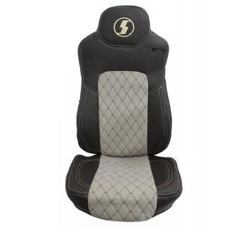 Чехлы SHACMAN X3000 (Рестайлинг) Кабрио Экокожа Коричневый/ Бежевый -foto2