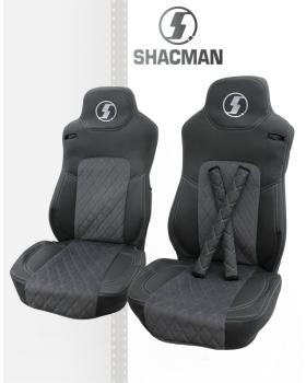 Чехлы SHACMAN X3000 (Рестайлинг) Кабрио Экокожа Серый 