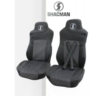 Чехлы SHACMAN X3000 (Рестайлинг) Кабрио Экокожа Серый 